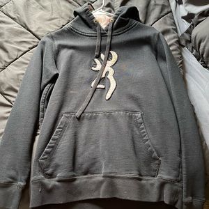 Browning, black, medium hoodie